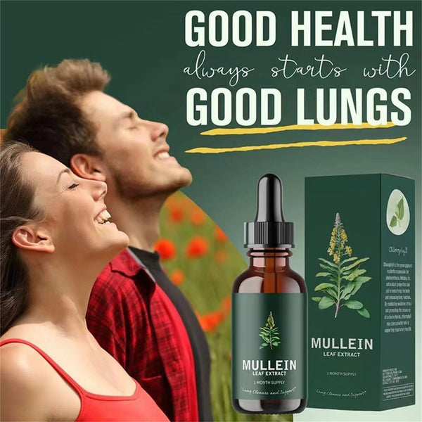 Mullein Leaf Drops: Cleanse & Refresh Your Lungs
