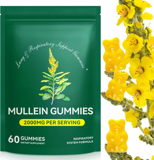 Mullein Gummies for Lung Health